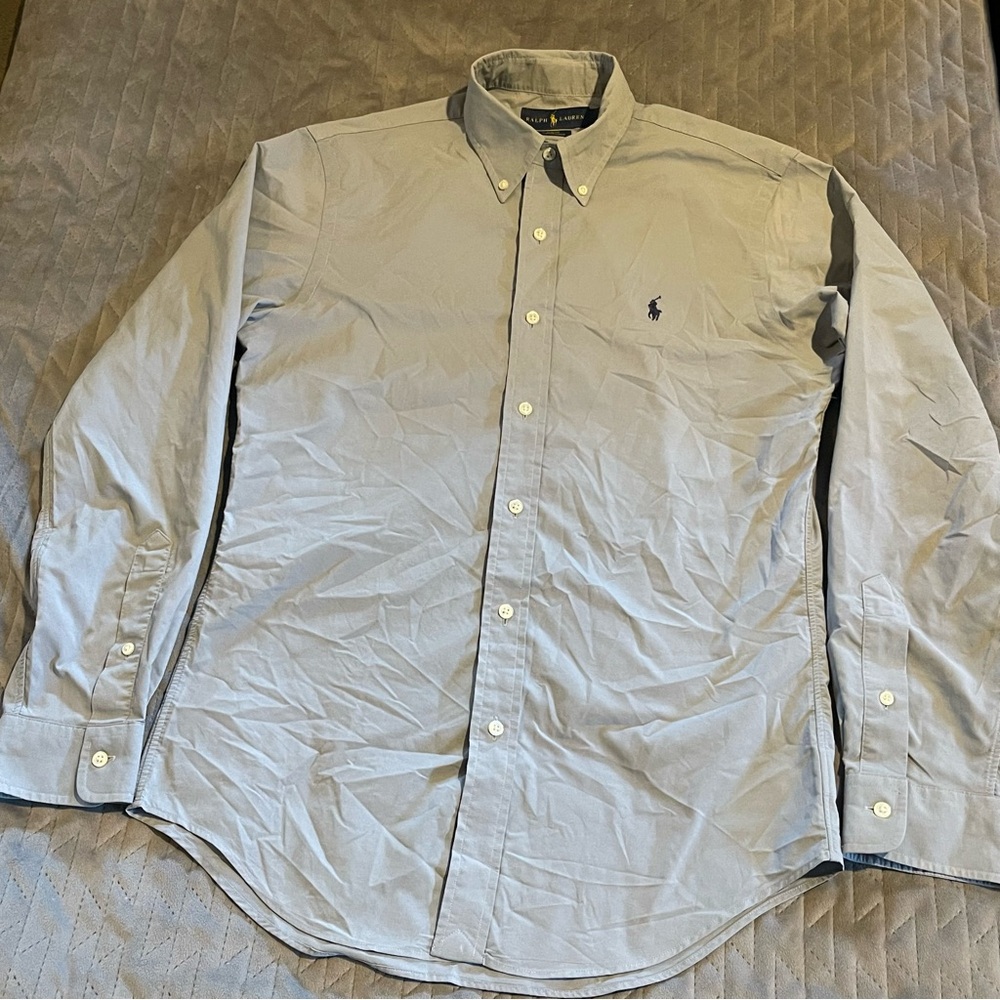 Polo Ralph Lauren performance button down‎ shirt mens size medium pre-owned